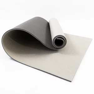 Yoga, fitness and sports mat (sports mat) Black and gray